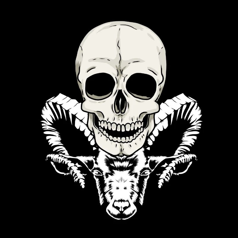 Horror Devil Satan Demon Skull Halloween