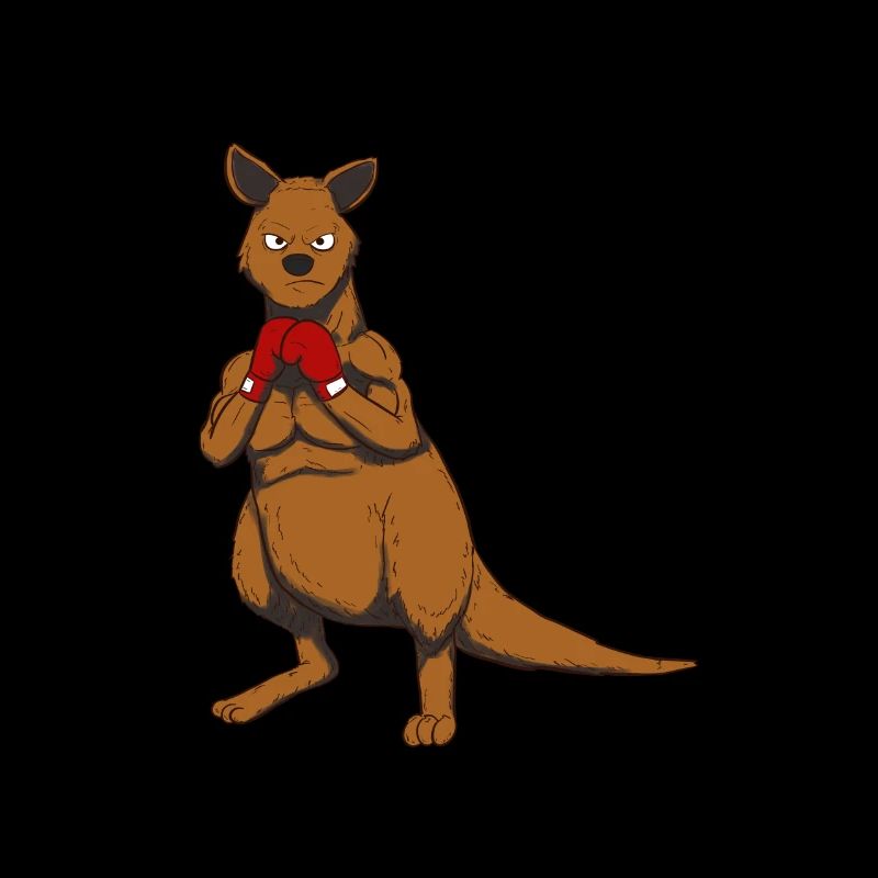 Boxing Kanguru Boxerkanguru Kangaroo Boxing