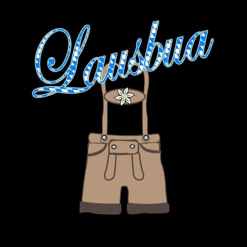 Lausbua with leather pants