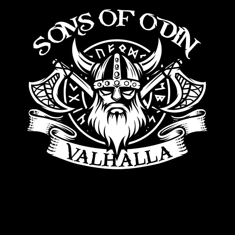 Fils des guerriers dieux Vikings d'Odin