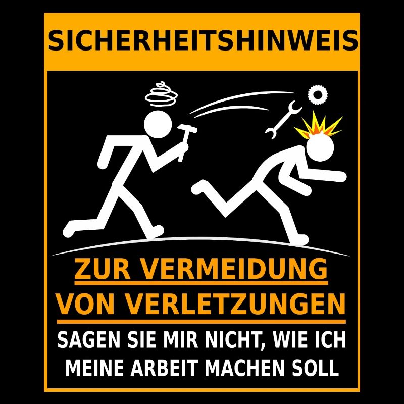 Sicherheitshinweis Arbeitsunfall Betriebsunfall