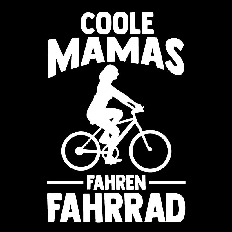 Radfahrer Mama Mutter Fahrrad