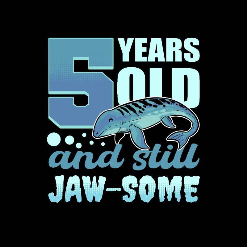 5 ans et encore jaw-Some Mosasaurus Anniversaire