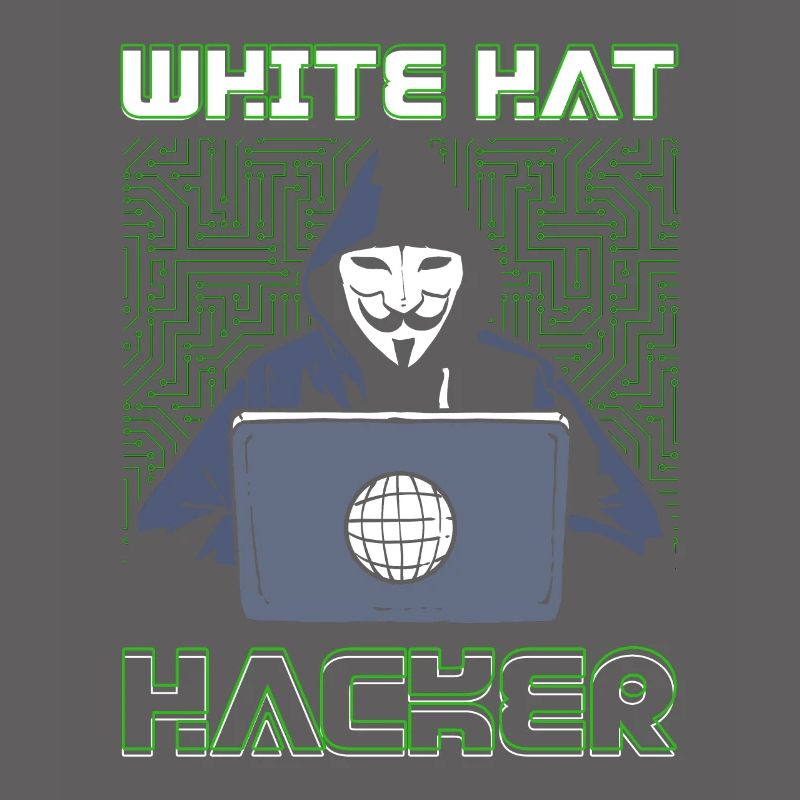 White Hat Hacker Hacking Programmation Dark Net