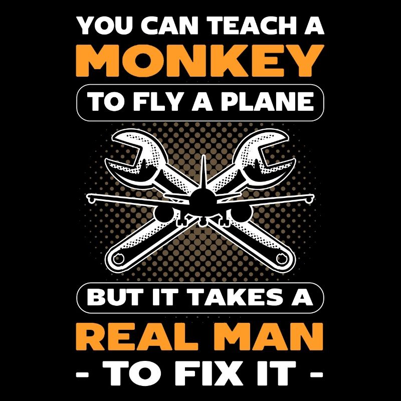 Du kannst einem Affen beibringen, ein Flugzeug zu
