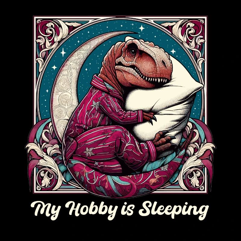 T-Rex Sleeping Hobby Cadeau