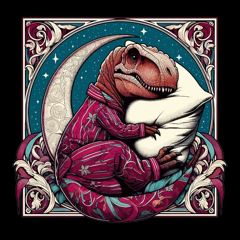 T-Rex Sleeping Hobby Cadeau