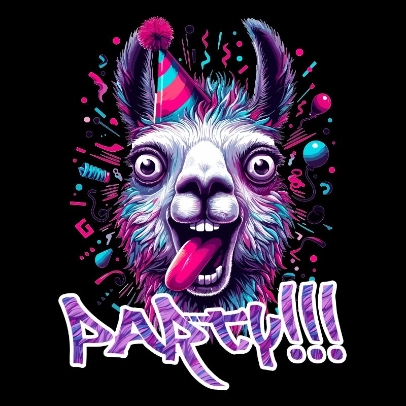 Party Lama feiern Geschenk