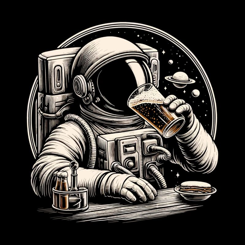 Astronaute Ours Spacebar Cadeau