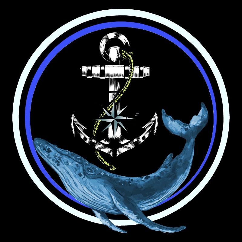 Marine mammal Fish Whale Fish Anchor maritime