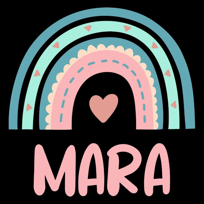 Mara Name Rainbow Baby