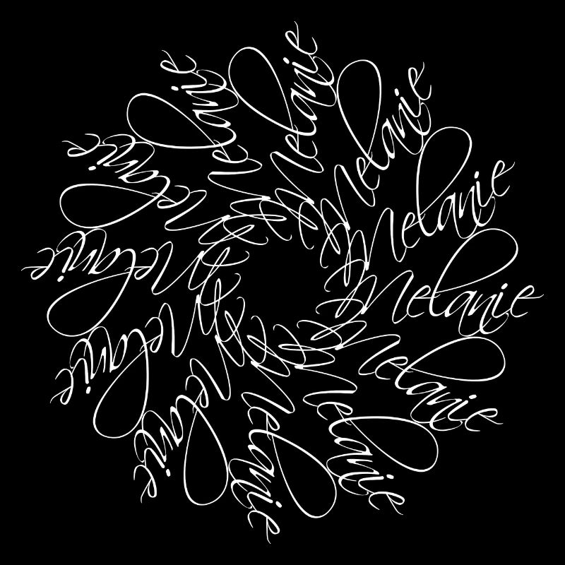 Melanie Name Mandala