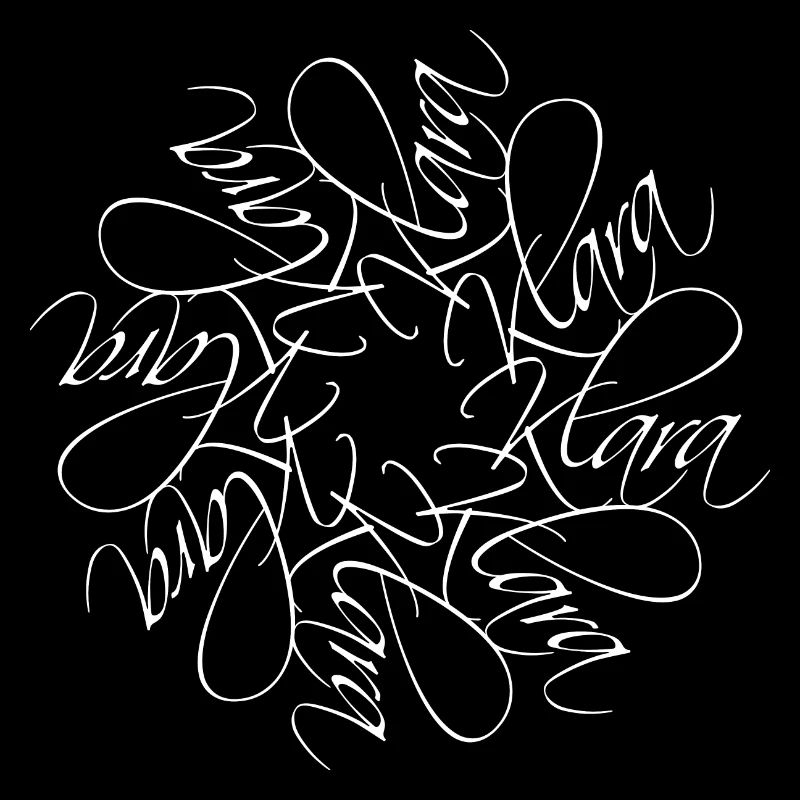 Klara Name Namensmandala