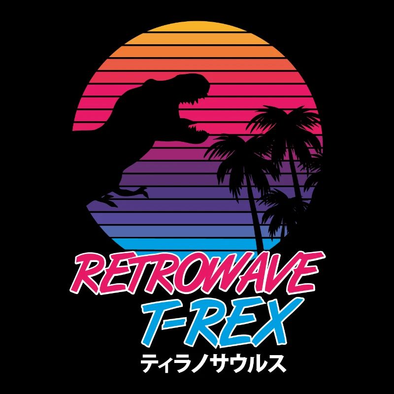 Retrowave T-Rex