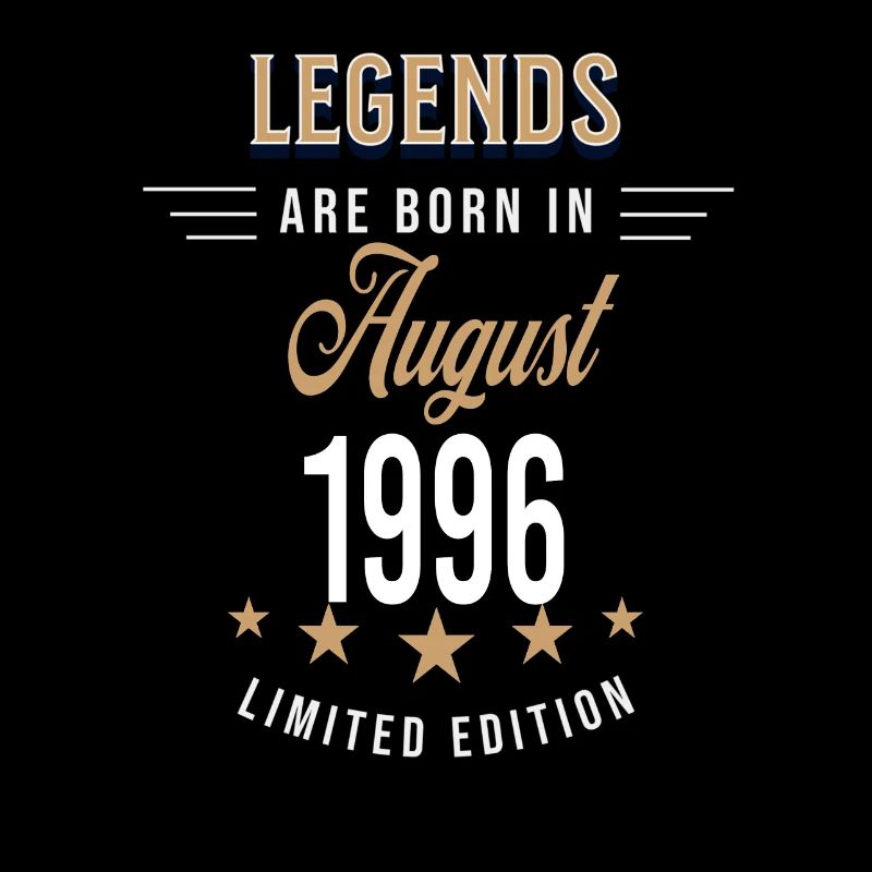 Legends are born in August 1996