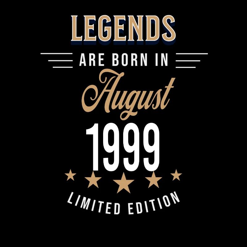 Legends are born in August 1999
