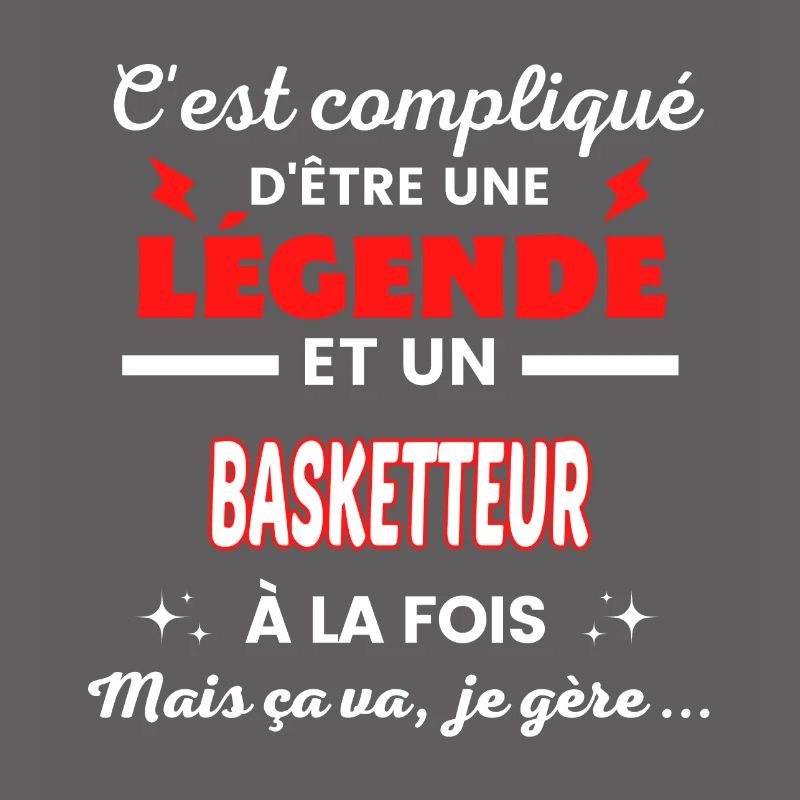 C'est compliqué phrase drôle BASKETTEUR