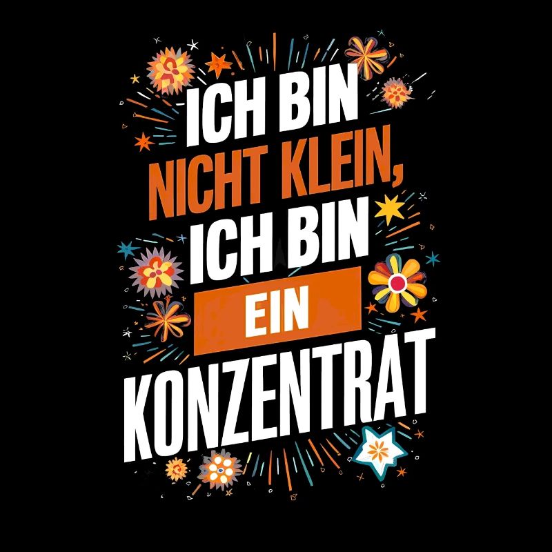 Kleine Kleiner Konzentrat cooler Spruch
