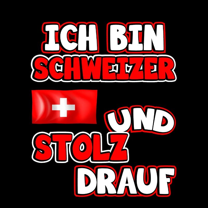 Drapeau suisse. Je suis suisse et fier de ça.