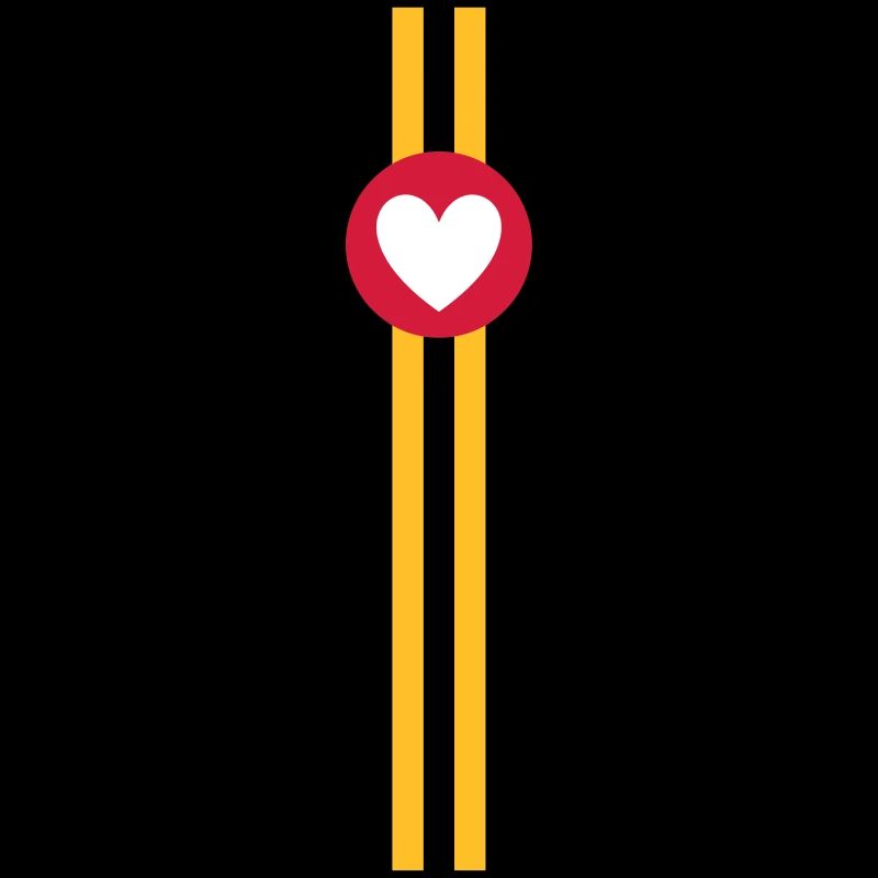 ★ couleurs de conception interchangeables ★ 2 lignes, cercle et coeur