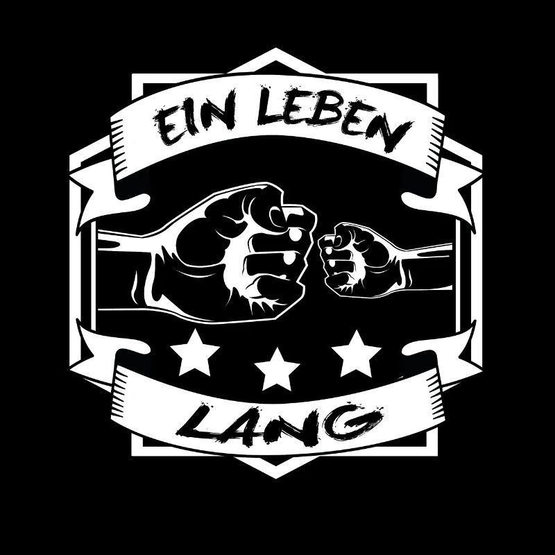 Vater und Sohn - Spruch - Ein leben lang - Fäuste