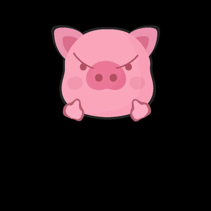 Schwein Mittelfinger