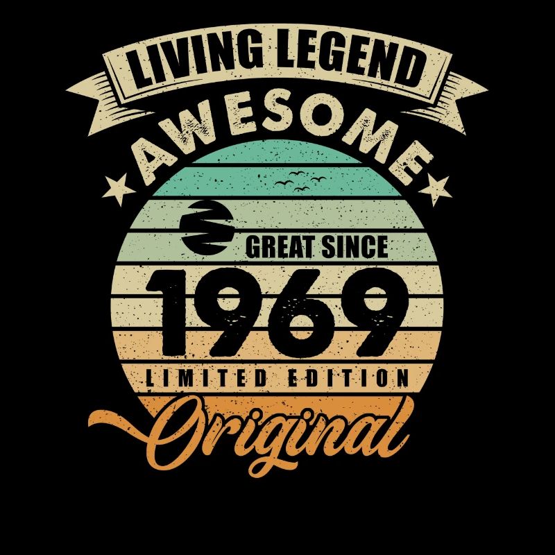 1969 Geburtstag Retro Orginal