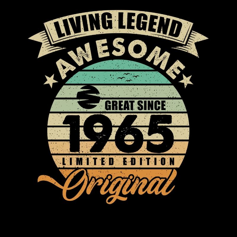 1965 Anniversaire Rétro Original