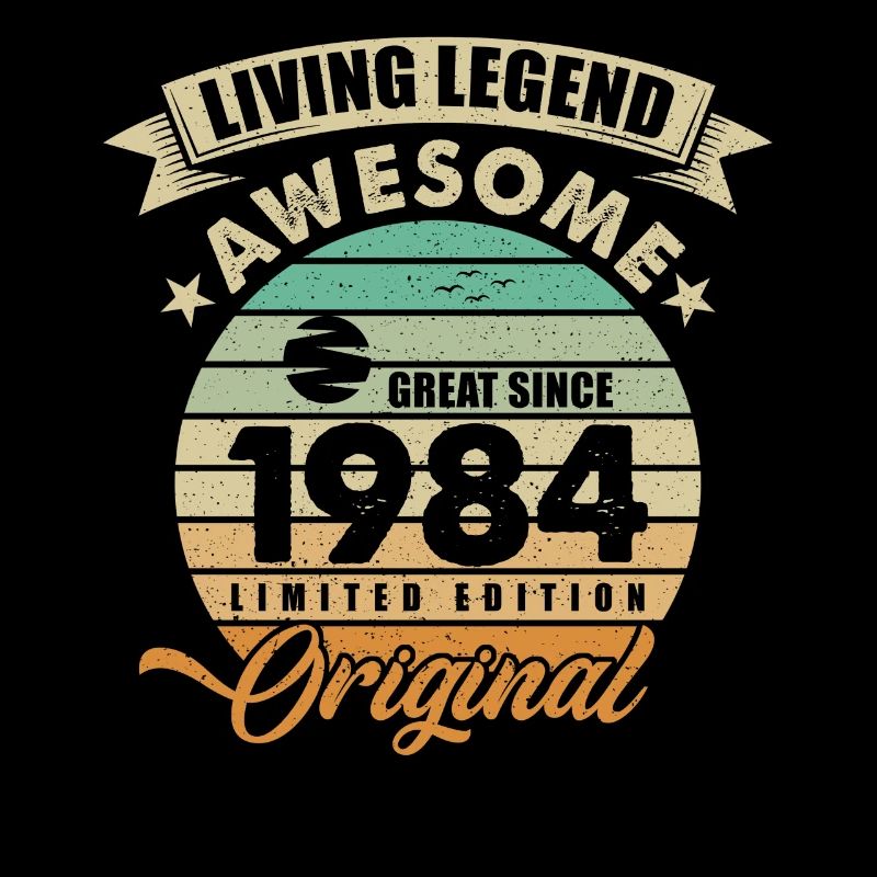 1984 Anniversaire Rétro Original