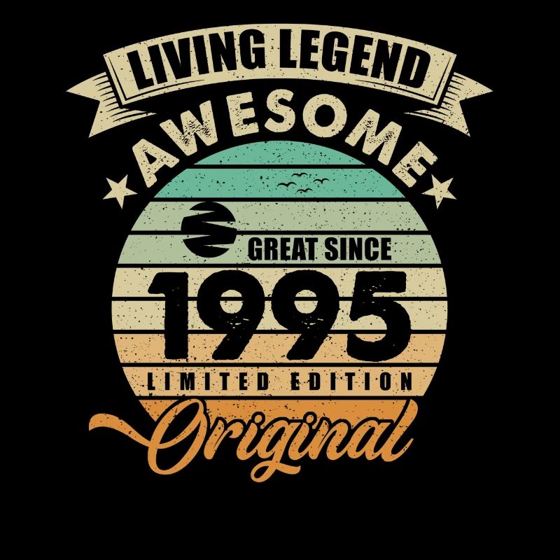 1995 Geburtstag Retro Orginal