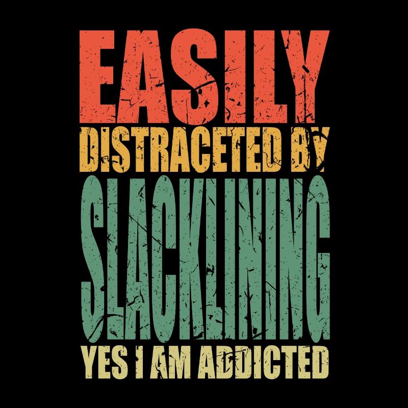 Slacklinging disant drôle
