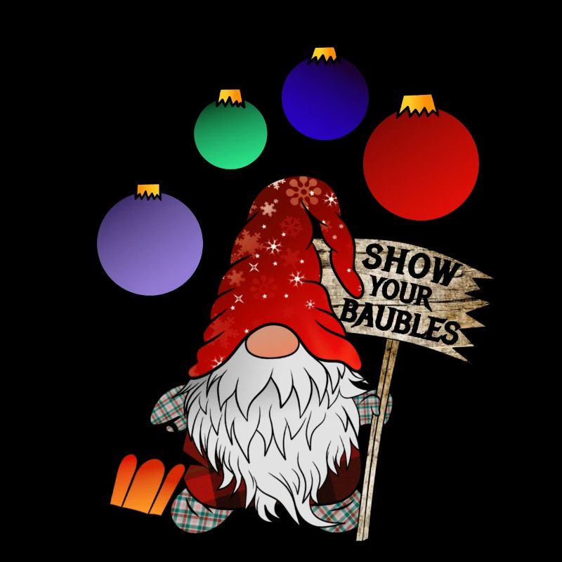 X Measure Gnome Show your Baubles