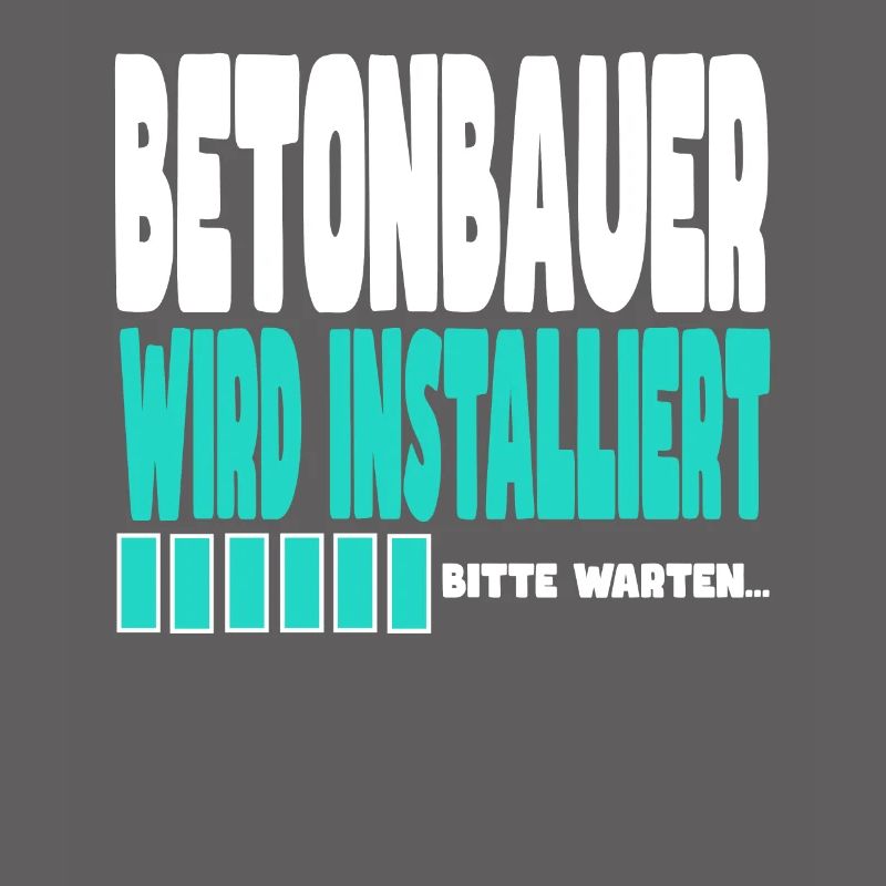 Betonbauer wird installiert