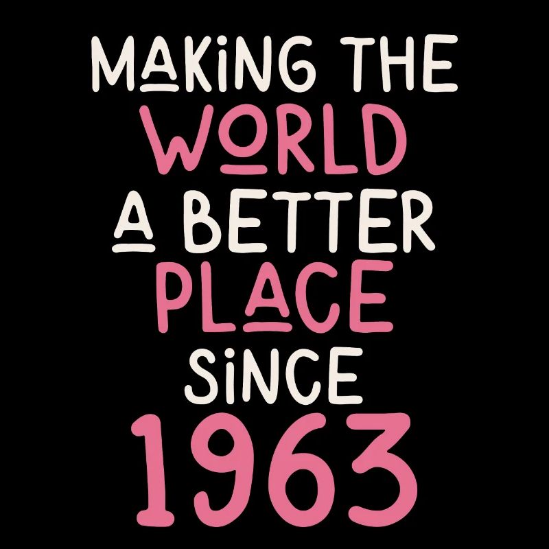 Making the World a better place since 1963