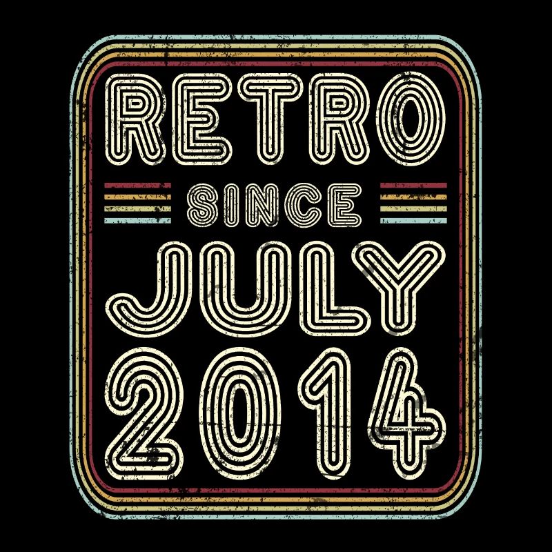 Geburtstag Juli 2014 Retro Geschenk