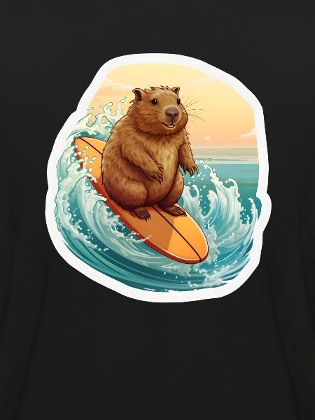 Capybara Surfeur