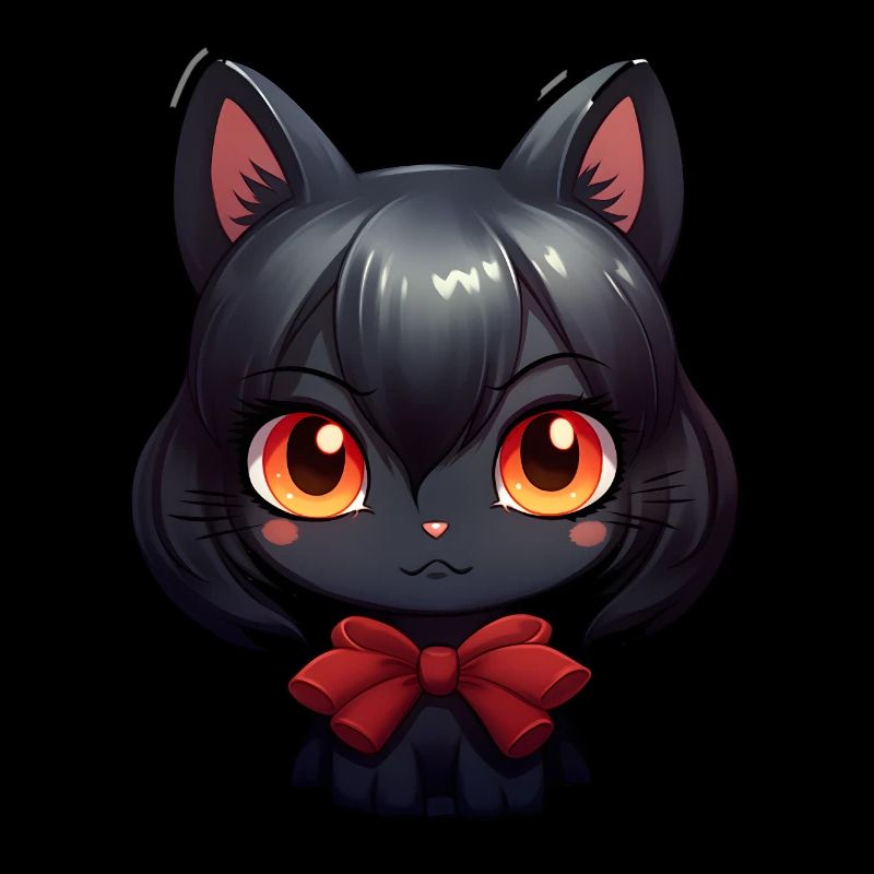 Chat noir Kawaii