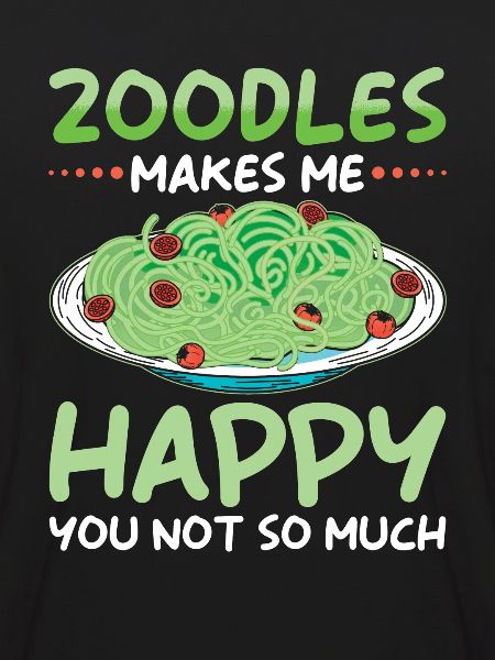 Zoodles Zucchini Pasta Spruch