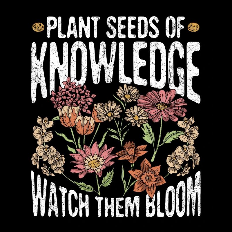 Enseignant Graines de plantes de fleurs sauvages de la connaissance