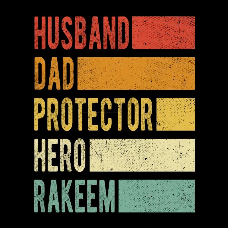 Rakeem Name Papa Geschenk