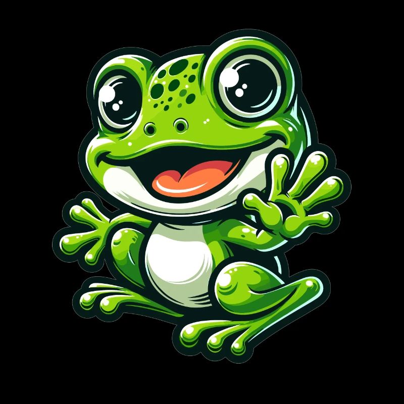 Frog Comic Cute Frog