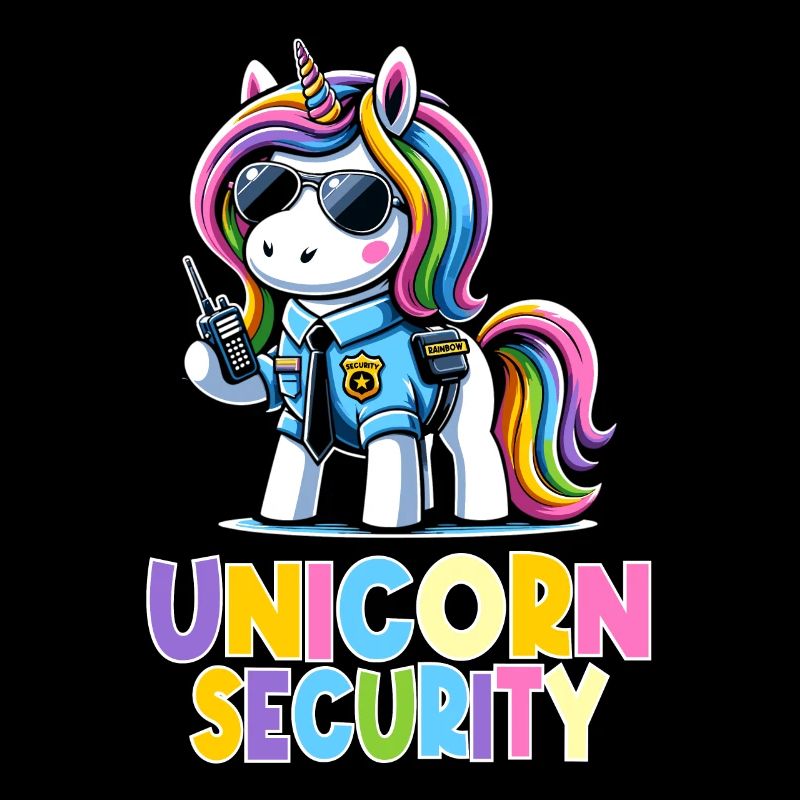 Einhorn Regenbogen Niedliches Einhorn Sicherheit