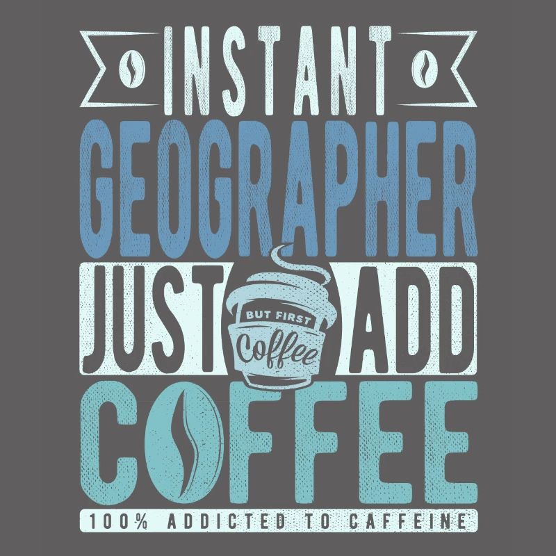 Géographe instantané Il suffit d’ajouter du café