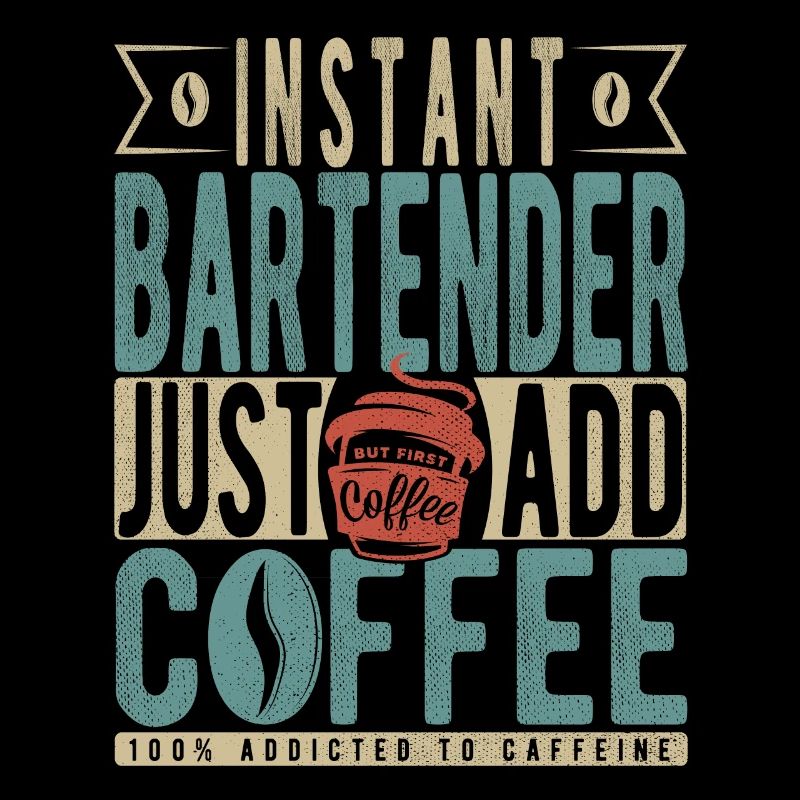 Instant-Barkeeper Fügen Sie einfach Kaffee hinzu