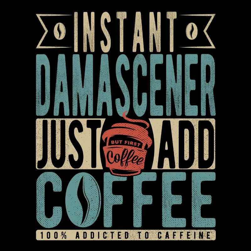 Damascener instantané Il suffit d’ajouter du café