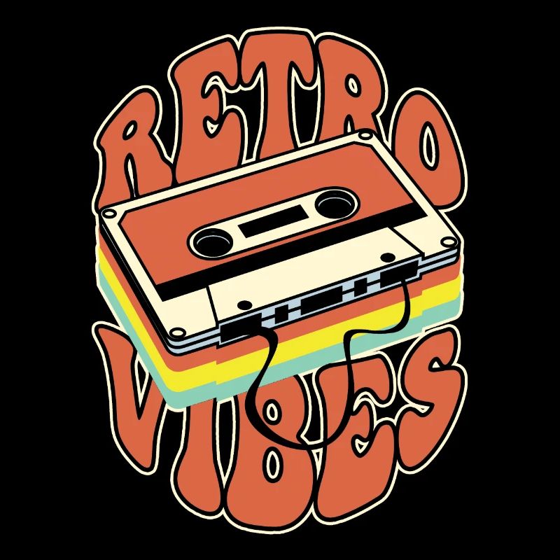 Retro Vibes Kassette Kassette Nostalgie