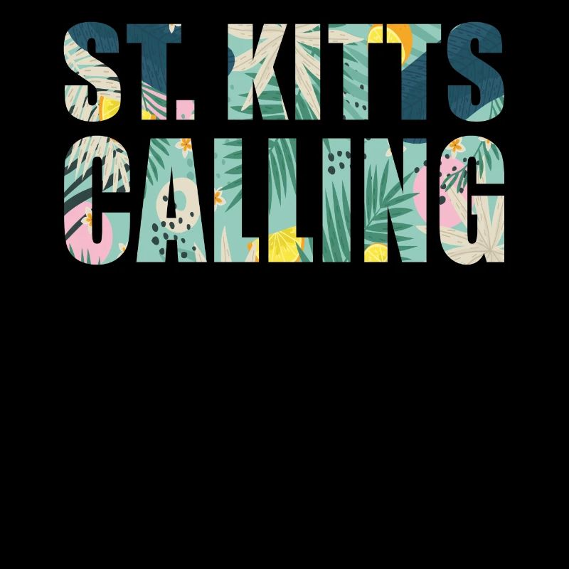 Saint-Kitts appelant Tropical Vibes Souvenir