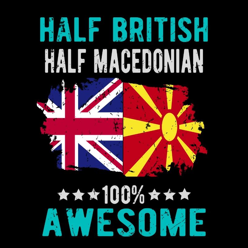 Moitié britannique moitié macédonien
