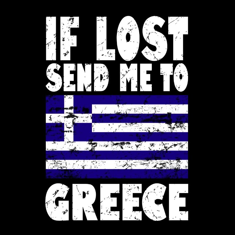 Griechenland Flagge Spruch