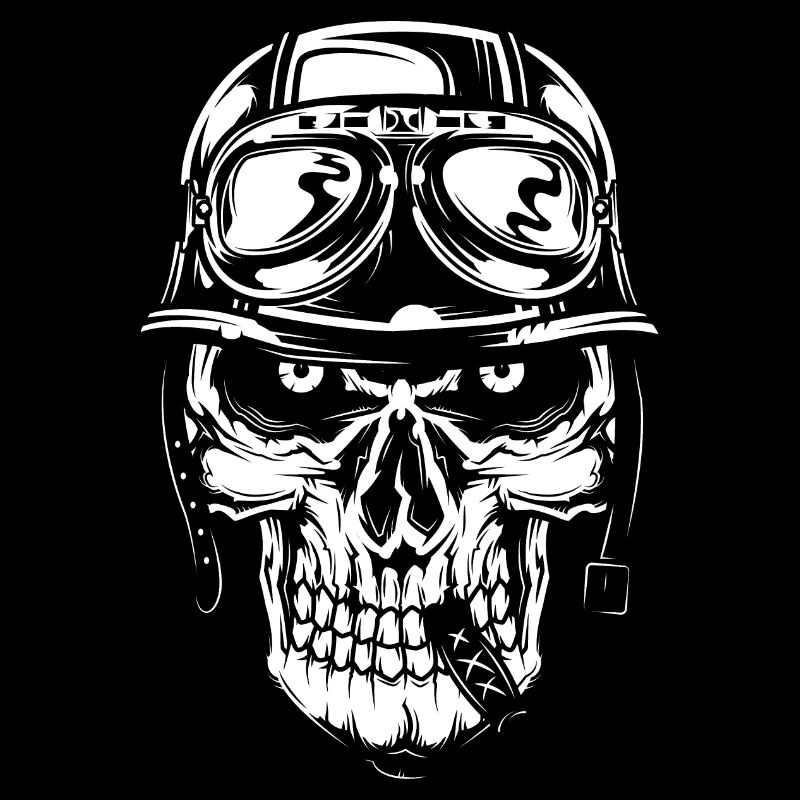 skull 03 motorcycle evil death skull shirt evil